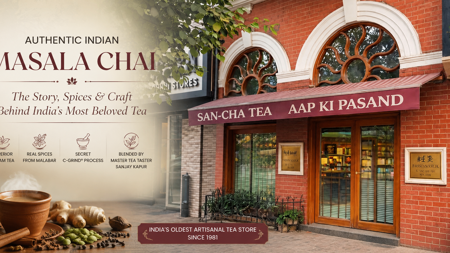 Authentic Masala Chai: The Story, Spices & Craft Behind India’s Most Beloved Tea